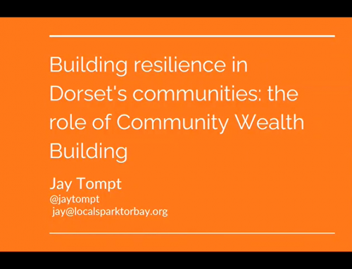 Dorset Health Inequalities Webinar – Building resilience in Dorset’s communities: the role of community wealth building