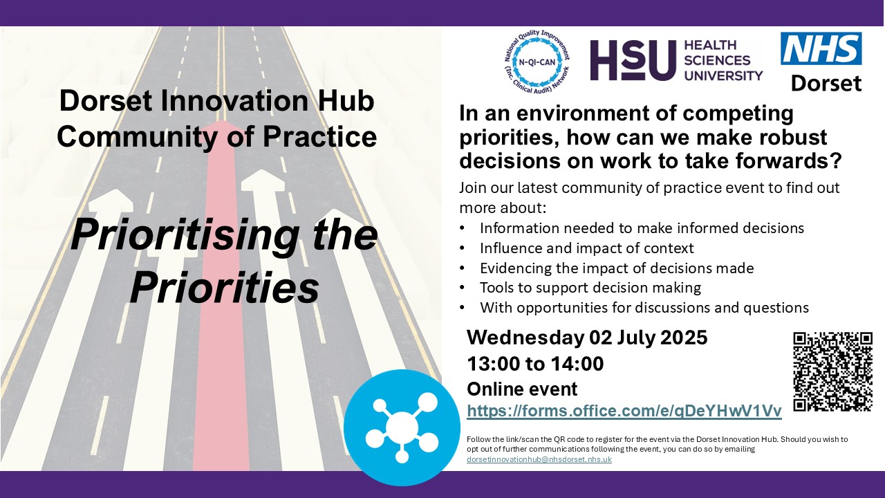 Book a place at our next Community of Practice event!